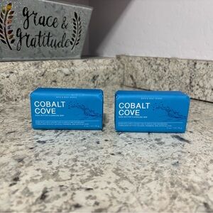 Two Bath & Body Cobalt Cove Shea Butter Soap